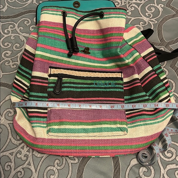 Dakine Multicolored Jute Backpack with Draw Cord Top and Pockets main image 11